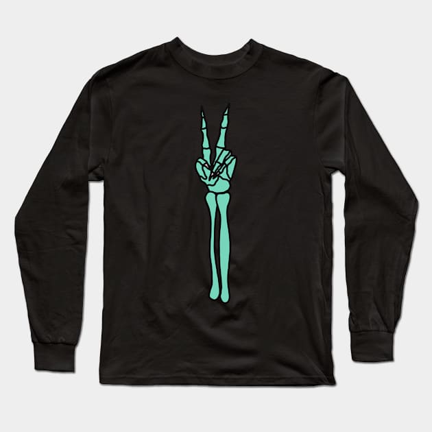 Ghoulish Gal Long Sleeve T-Shirt by frankenstipple